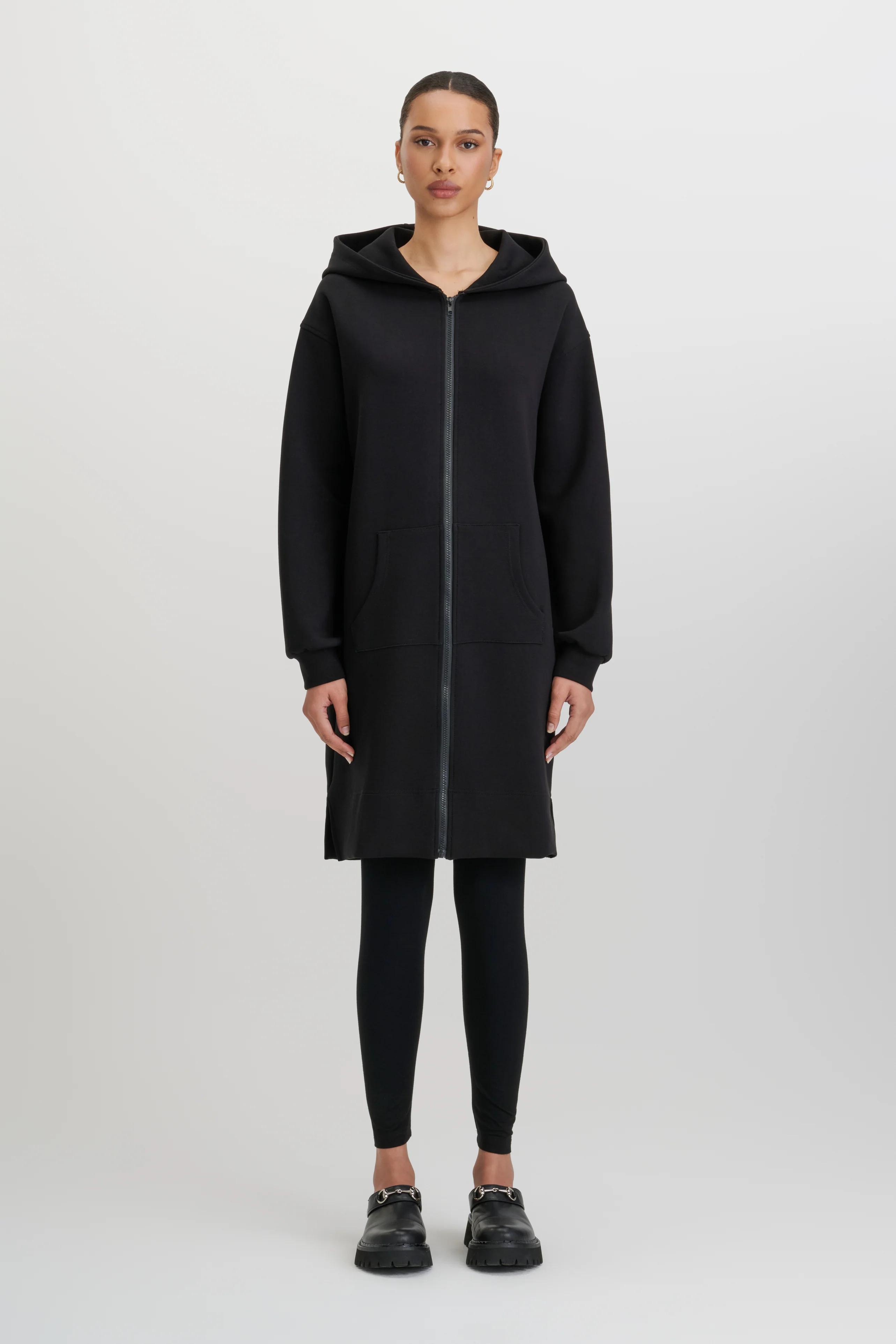 Hoodie Sweatshirt Dress - Image 6